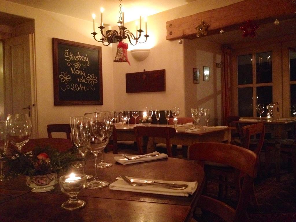 Malé Číčovice 维泊里克旅馆酒店 外观 照片